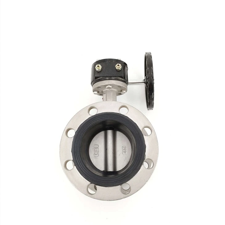 Stainless Steel Flanġ Butterfly Valve